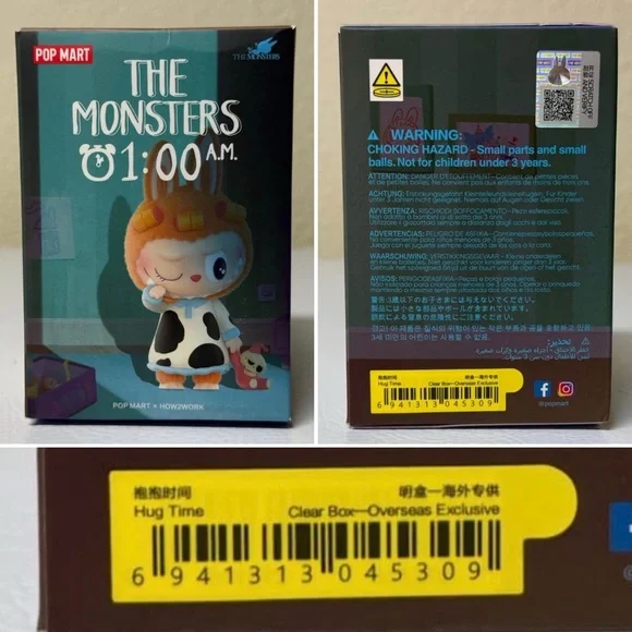 HP 💝 BNIB Labubu Hug Time - PopMart The Monsters 1:00AM series figures - Picture 2 of 2